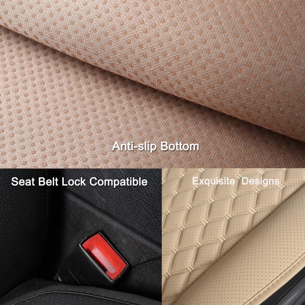 Kinglyday Car Seat Cover, Luxury Car Protector, Universal Anti-Slip Driver Seat Cover with Backrest - KinglyDay