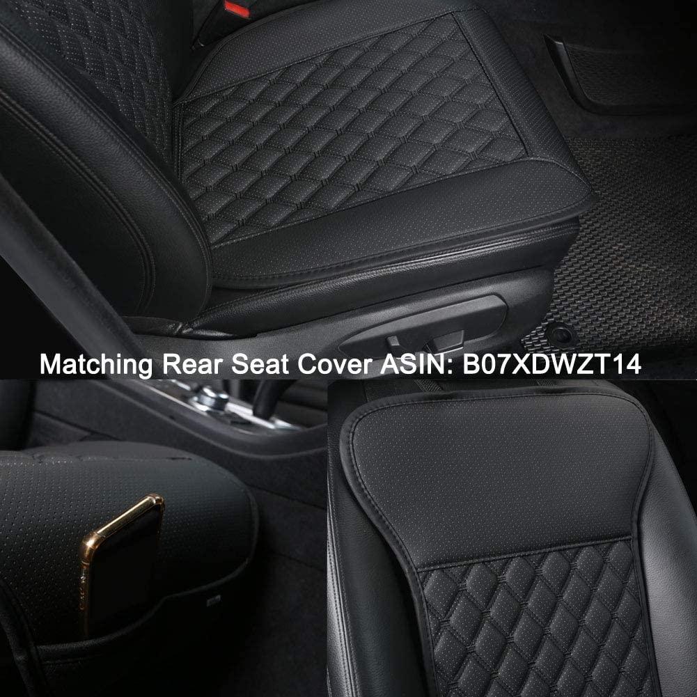 Kinglyday Car Seat Cover, Luxury Car Protector, Universal Anti-Slip Driver Seat Cover with Backrest - KinglyDay