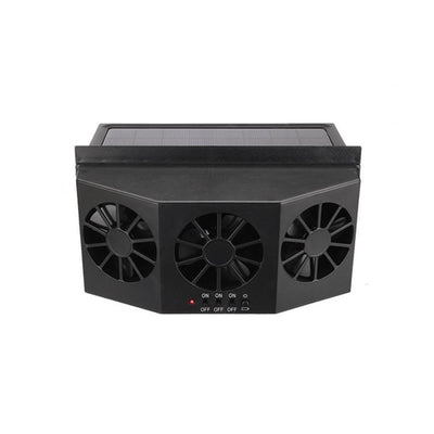 Car Fan Ventilation Solar Car Three Hood Auto Exhaust Fan Radiator Solar Car Desuperheater Powerful Power-White Air Cooler Mini - KinglyDay