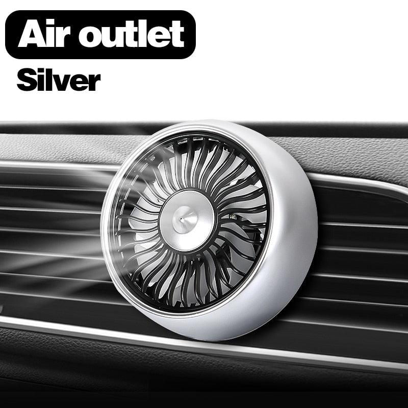 Car Fan Multi-Function Mini Car Fan Cooler Car 360 Degree Rotating Cooling Fan Electric Car Circulator 12-24v 3 Speed Car Cooler - KinglyDay