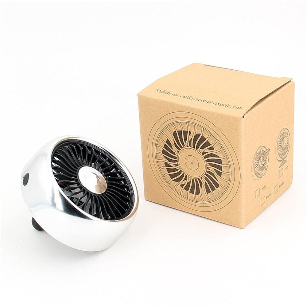 Mini Car Using Fan Car Fan Multi-Function Mini Car Fan Cooler Car 360 Degree Rotating ...