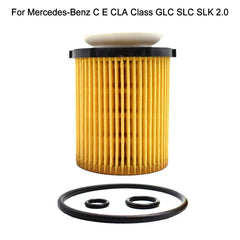 For Mercedes-Benz CE CLA-Class GLC SLC SLK 2.0 OM270 & OM274 Petrol Engine Auto Oil Filter A2701800109 For NISSAN 15208-HG00D