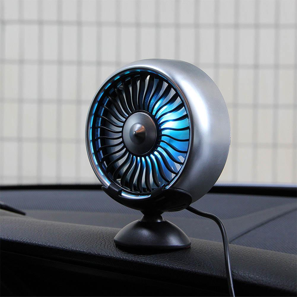 Car Fan Multi-Function Mini Car Fan Cooler Car 360 Degree Rotating Cooling Fan Electric Car Circulator 12-24v 3 Speed Car Cooler - KinglyDay