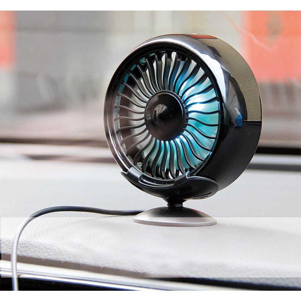 Car Fan Multi-Function Mini Car Fan Cooler Car 360 Degree Rotating Cooling Fan Electric Car Circulator 12-24v 3 Speed Car Cooler - KinglyDay