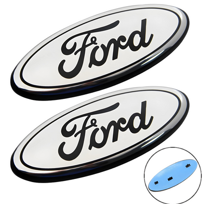 9 Zoll Ford Logo Kühlergrill Emblem mit Pins | 2PCS