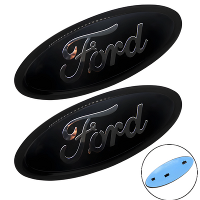 9 Zoll Ford Logo Kühlergrill Emblem mit Pins | 2PCS