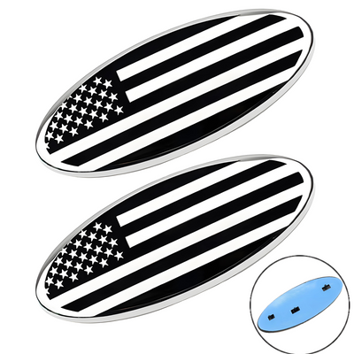 9 Zoll Ford Logo Kühlergrill Emblem mit Pins | 2PCS