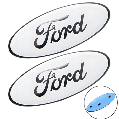 9 Zoll Ford Logo Kühlergrill Emblem mit Pins | 2PCS
