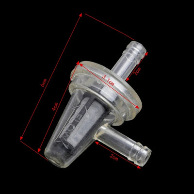 3PCS Universal Motorbike 90° Right Angle Fuel Filter for MTD Kohle Briggs Stratton Kawasaki Honda- Yamaha- Suzuki