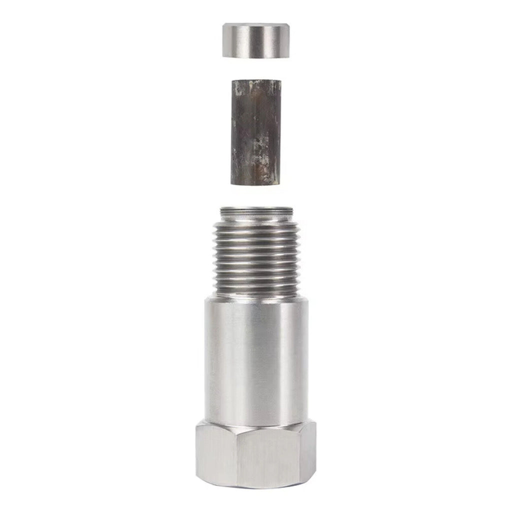O2 Sensor Square Plug O2 Oxygen Sensor Weld-In Bung & Plug – M18 x 1.5 Stainless Steel Adapt ...