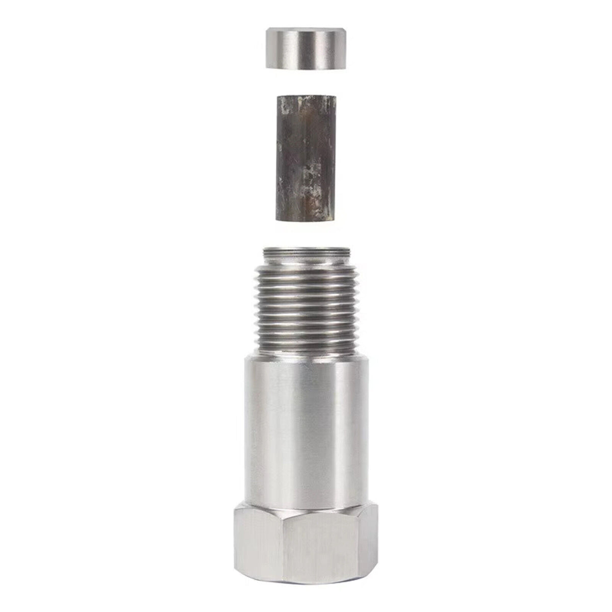 D16 O2 Sensor Plug O2 Oxygen Sensor Weld-In Bung & Plug – M18 x 1.5 Stainless Steel Adapt ...