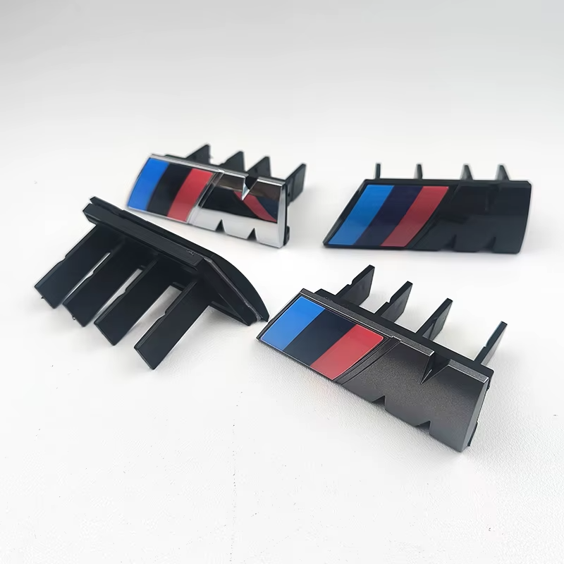 For BMW M Badge X1 X2 X3 X4 X5 X6 F48 G01 E46 3D Car Front Grille Badge Emblem