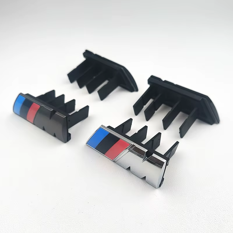 For BMW M Badge X1 X2 X3 X4 X5 X6 F48 G01 E46 3D Car Front Grille Badge Emblem