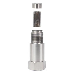 O2 Oxygen Sensor Curve Notched Nut Bung M18 X 1.5 304 Stainless Steel