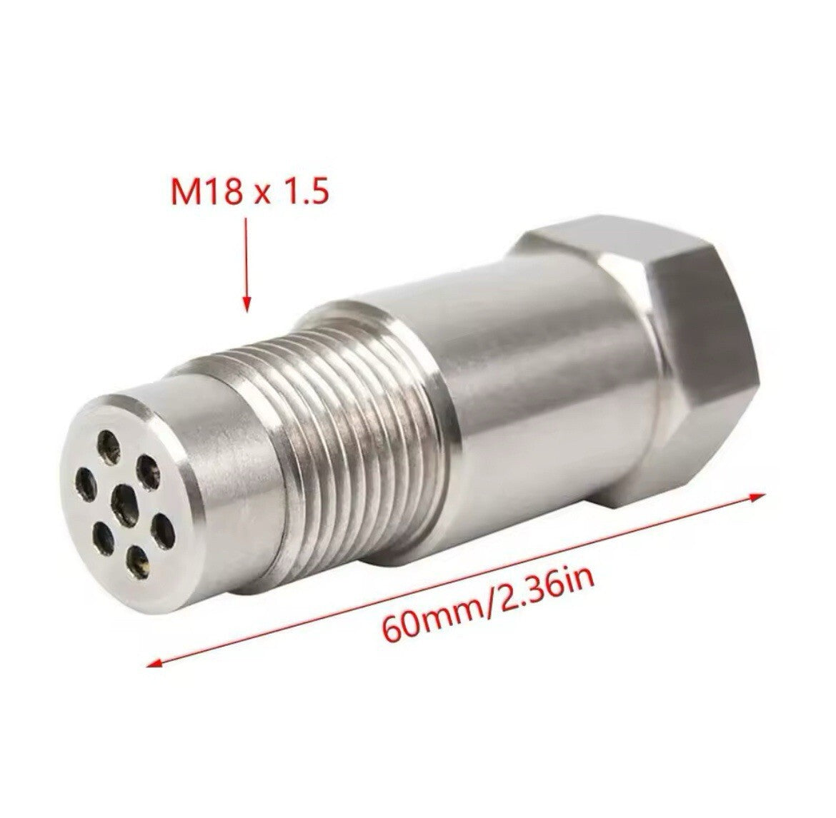 O2 02 Oxygen Sensor Weld In On Bungs & Plugs M18 X 1.5 Threaded Fitting