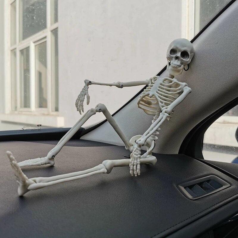 Car Interior Accessories 40cm Human Skeleton Model Halloween Gift Children Gift Car styling Car Decoration - KinglyDay