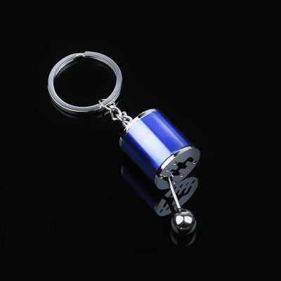 1 pc Free Shift 5 colors Keyring Turbo Keychains Gear Head Key Chain Wave Box Ornaments - KinglyDay