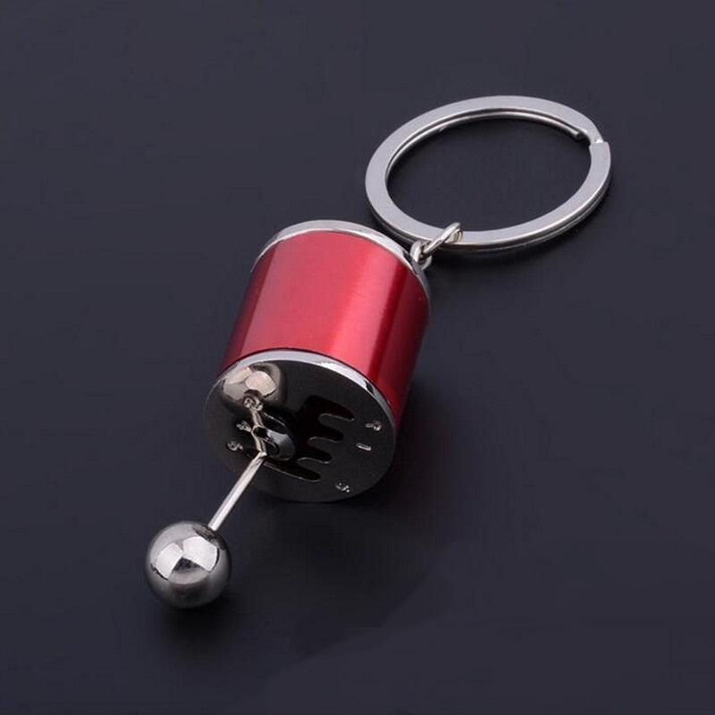 1 pc Free Shift 5 colors Keyring Turbo Keychains Gear Head Key Chain Wave Box Ornaments - KinglyDay