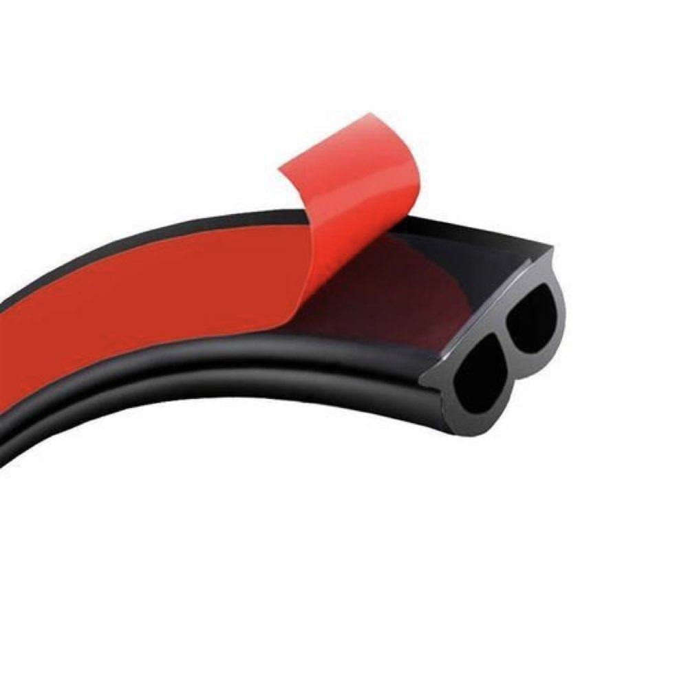 Weatherstrip Small D-shape Car Door Window Edge Rubber Seal Weather Strip - KinglyDay