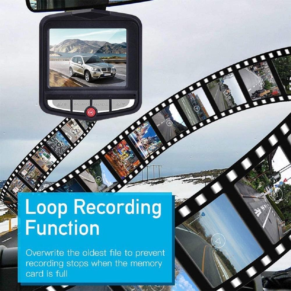 1080P 2.4" LCD Car DVR Camera IR Night Vision Video Driving Camcorder Recorder Shooting Angle 170° HD Camera G-Sensor Dashcam - KinglyDay