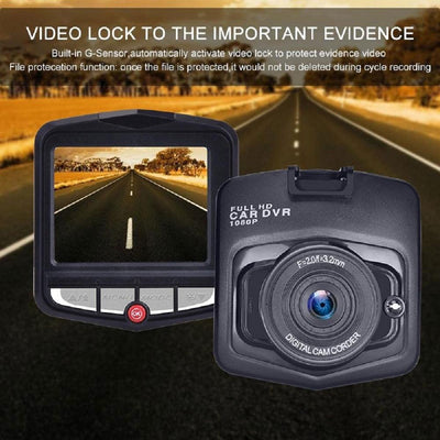 1080P 2.4" LCD Car DVR Camera IR Night Vision Video Driving Camcorder Recorder Shooting Angle 170° HD Camera G-Sensor Dashcam - KinglyDay