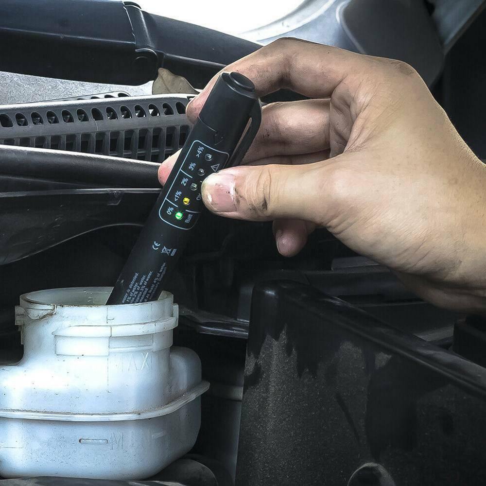 Brake Fluid Liquid Oil Tester Pen 5 LED Indicator Car Testing Tool for DOT3/DOT4/DOT5 - KinglyDay