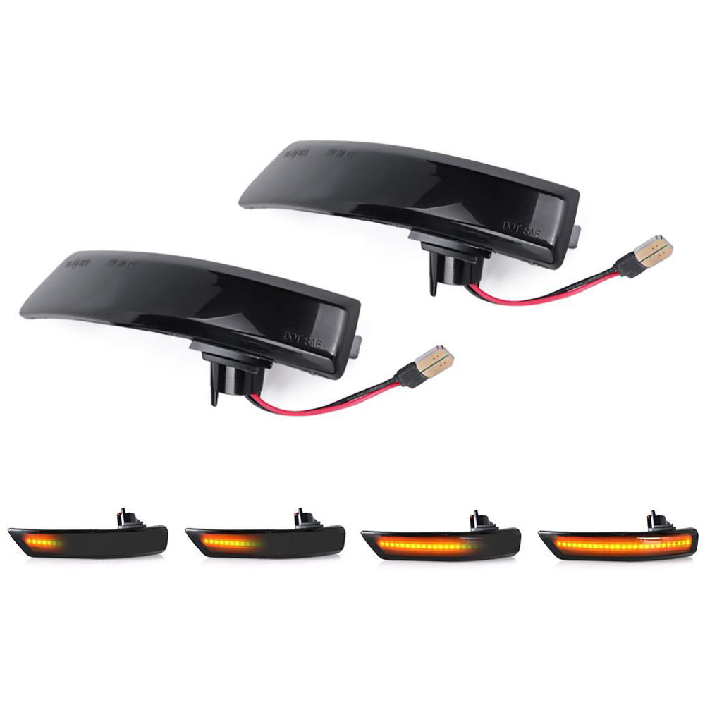 2PCS LED Turn Signal Light Side Mirror Indicator for Ford Focus MK2 MK3 Mondeo MK4 - KinglyDay