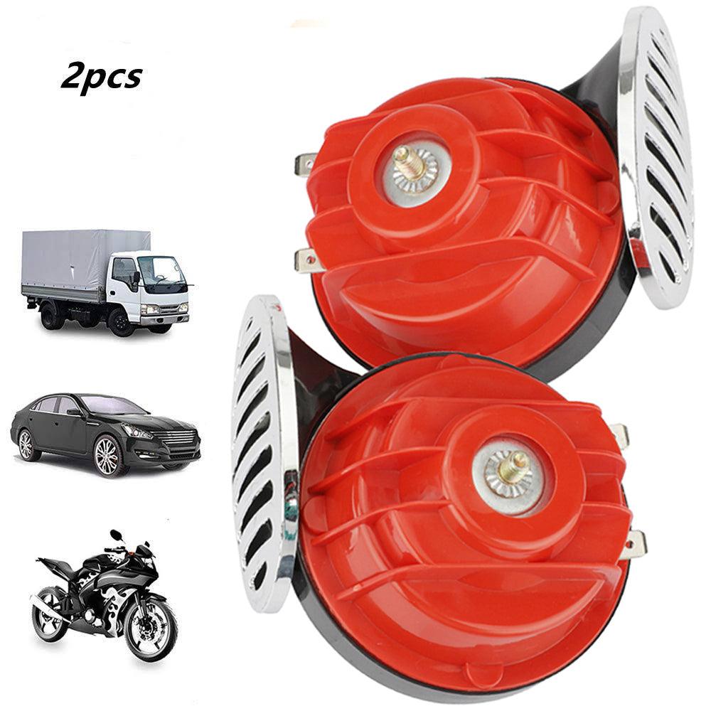 300DB Super Loud 12V Train Horn for Truck Train Boat Car Air Electric Snail Double Horn Raging Sound - KinglyDay