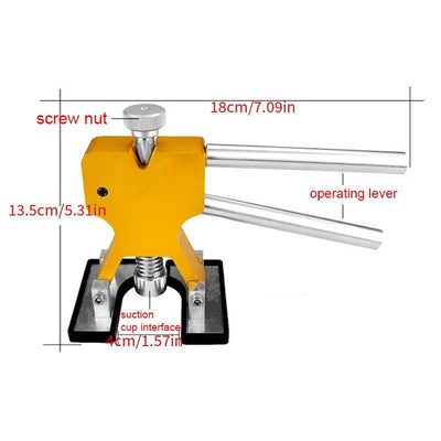 Car Paintless Body Dent Repair Tools Dent Repair Kit Car Dent Puller Tabs Removal Body Damage Fix Tool With Mats Minor Dent Removal - KinglyDay