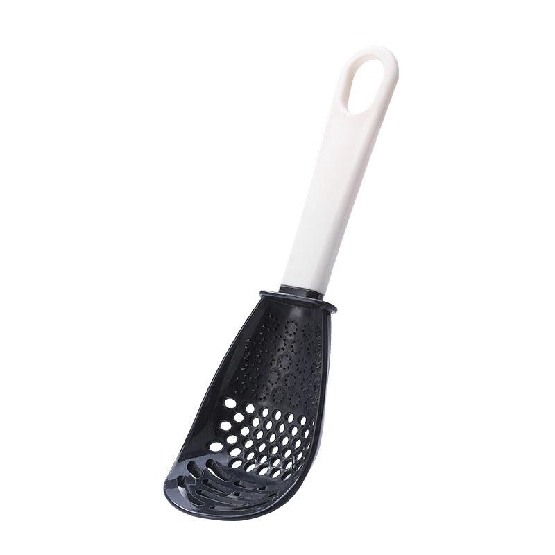 Multifunctional Kitchen Cooking Spoon Heat-resistant Hanging Hole Innovative Potato Garlic Press Colander Flour Sifter For RV - KinglyDay