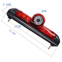 170 Degree Car 3rd Brake Light Rear View Camera Waterproof Night Vision Reverse For Fiat Ducato Peugeot Boxer Citroen Jumper - KinglyDay