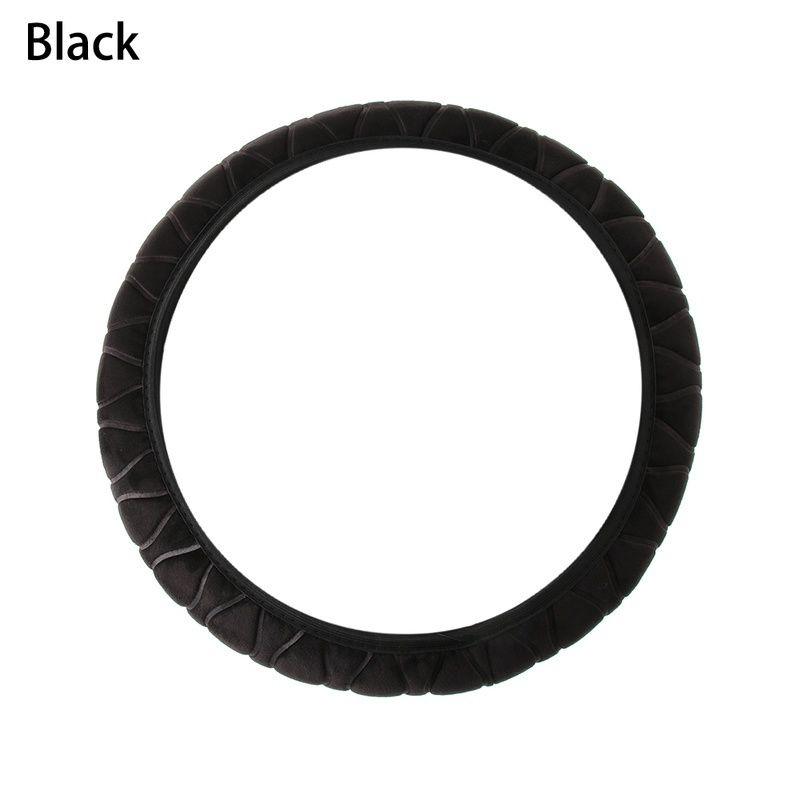 Plush Car Steering Wheel Cover, Universal 15 Inch Anti-Slip Car Steering Wheel Protector Car Decor Accessaries For Men Women, No Inner Ring - KinglyDay