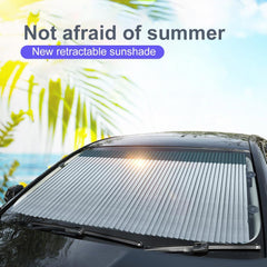 Car Retractable Windshield Anti-UV Car Window Foldable Sunshade - KinglyDay