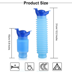 750ML Portable Adult Urinal Camping Travel Car Urination Pee Toilet Urine Help - KinglyDay