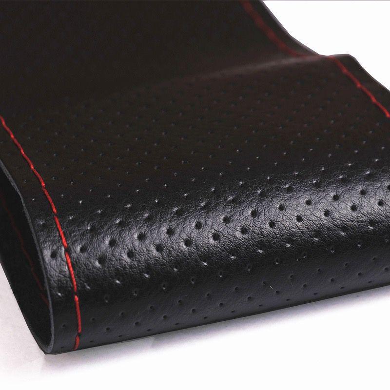 Car Steering Wheel Braid Cover Needles And Thread Artificial Leather Car Covers Suite 7 Color DIY Texture Soft Auto Accessories - KinglyDay