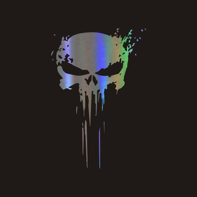 22*15cm Punisher Skull Sticker 3D Car Stickers and Decal Car Blood Vinyl Reflective Sticker Car Styling Accessories Stickers - KinglyDay