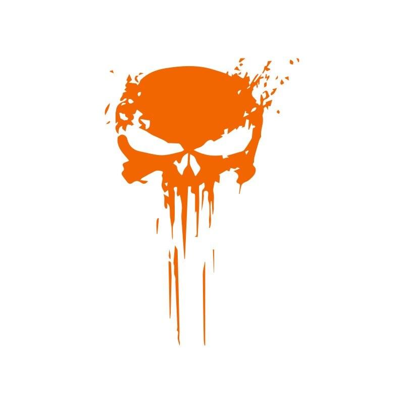 22*15cm Punisher Skull Sticker 3D Car Stickers and Decal Car Blood Vinyl Reflective Sticker Car Styling Accessories Stickers - KinglyDay