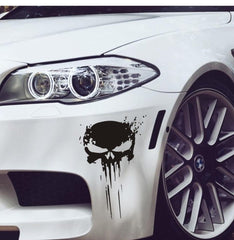 22*15cm Punisher Skull Sticker 3D Car Stickers and Decal Car Blood Vinyl Reflective Sticker Car Styling Accessories Stickers - KinglyDay