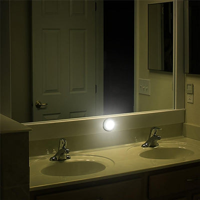 Motion Sensor Night Light Wireless LED Light, PIR Sensor Stick-On Cabinet Cupboard Light For Stairs Wardrobe Closet Cabinet Bedroom Hallway Garage - KinglyDay