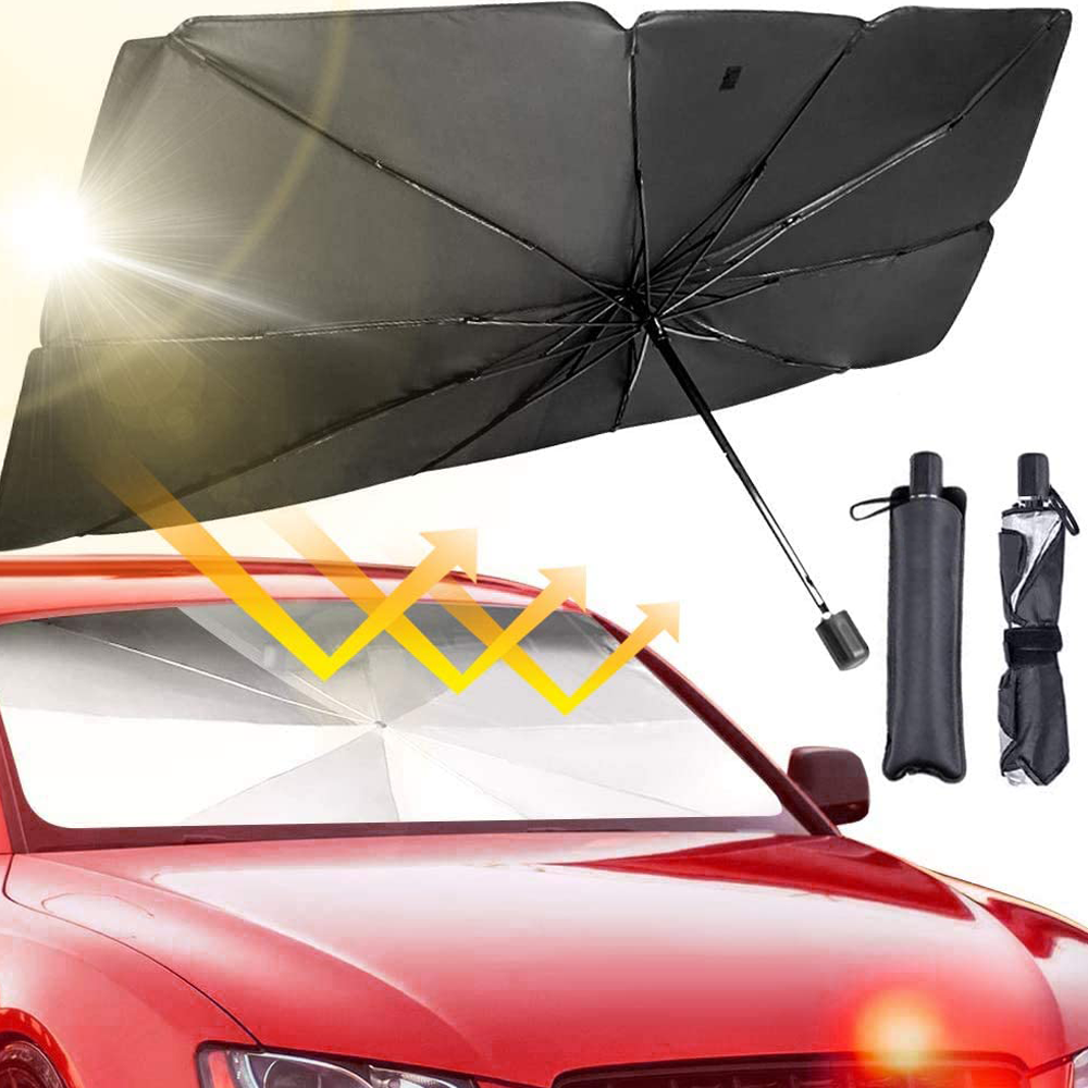 Car Sun Shade Protector Parasol Auto Front Window Sunshade Cover - KinglyDay