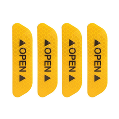 Safety Reflective Tape Open Sign Warning Mark Car Door Sticker - KinglyDay