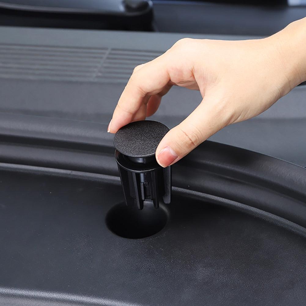 2Pcs Car Functional Interior Accessories for Tesla Model 3 2021 Front Spare Box Organize Hook Holder Model 3 Front Trunk Hook - KinglyDay