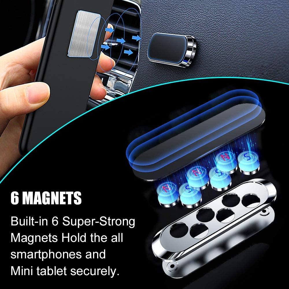 Universal Strip Shape Magnetic Car Phone Holder Stand - KinglyDay