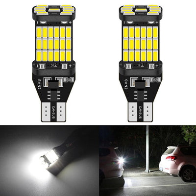 2pcs T15 led Canbus LED Bulb Car Backup Reverse Lights for Toyota C-HR Corolla Rav4 Yaris Avensis Camry CHR Auris Hilux 921 W16W - KinglyDay
