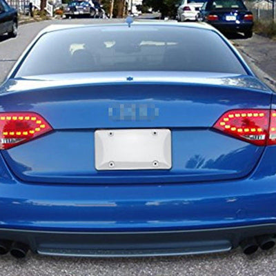 2pcs Universal 6"X12" American License Plate Frame Auto Accessory ABS Number Plate TAG Cover With Screws For Front Rear - KinglyDay