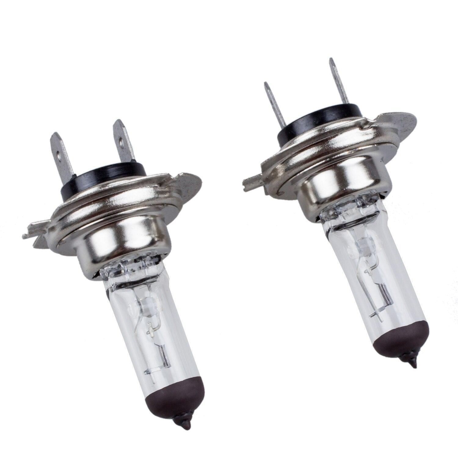 2x Car Front Head Light Headlight H7 Bulb Light Lamp 12V 55W - KinglyDay