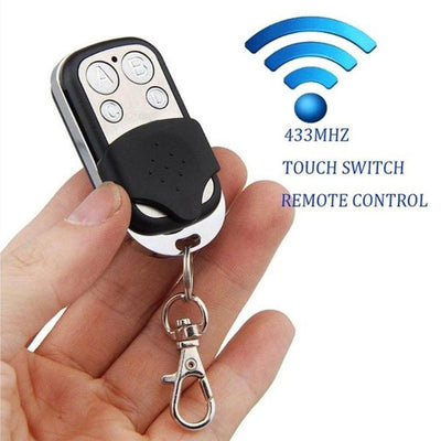 Universal Remote Control 433MHZ with 4 Code Buttons for Garage Door / Gate Copier Control for Brushed Steel Electronic Gate - KinglyDay