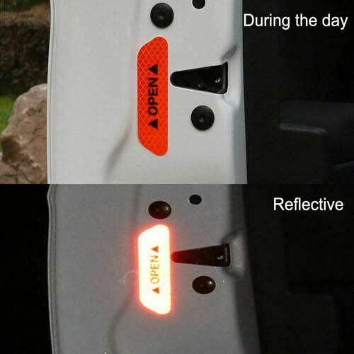 Safety Reflective Tape Open Sign Warning Mark Car Door Sticker - KinglyDay