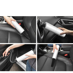 Car Mini Vacuum Cleaner, Portable High-power Handheld Wet & Dry Vacuum Cleaner, Detailing Kit Essentials For Travel And Cleaning - KinglyDay