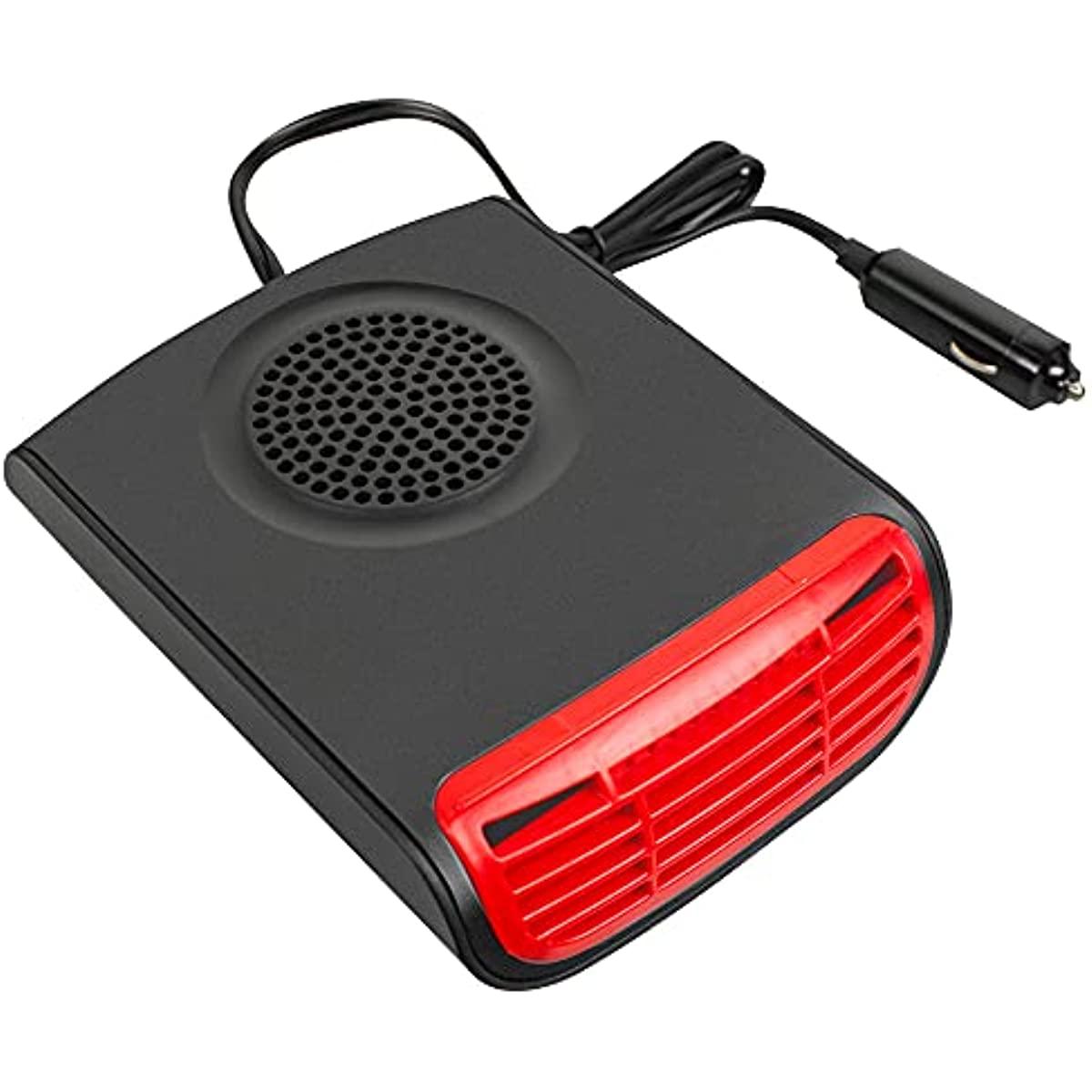 Portable Car Heater, 12V 150W Car Defroster Defogger, 3 In 1 Car Heater Heating & Cooling & Air Purify, Auto Defogger 360° Rotatable Fast Heating Quickly Defrost - KinglyDay